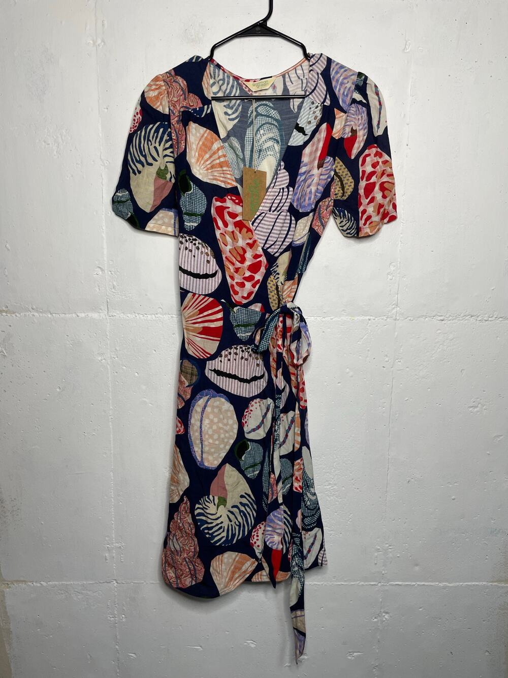 NEW Australian Label Gorman "She Sells" Wrap Dress, Size AU 8 / US 4
